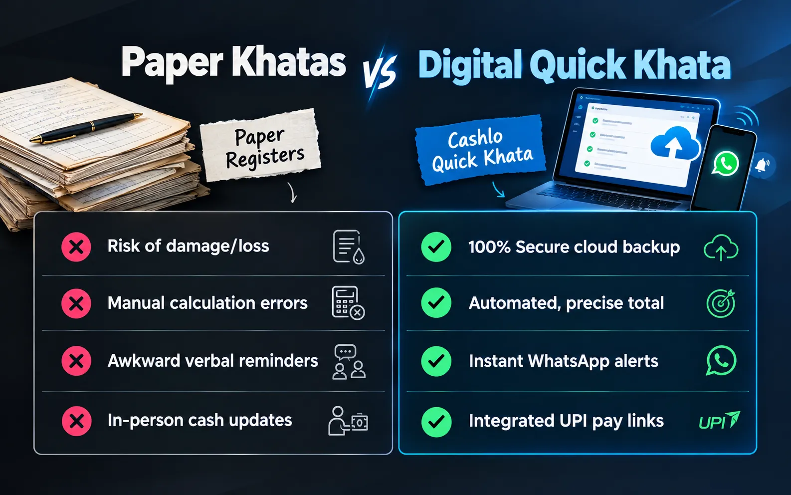 quick khata comparison